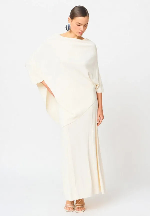 Brvehy Knitted wool skirt suit