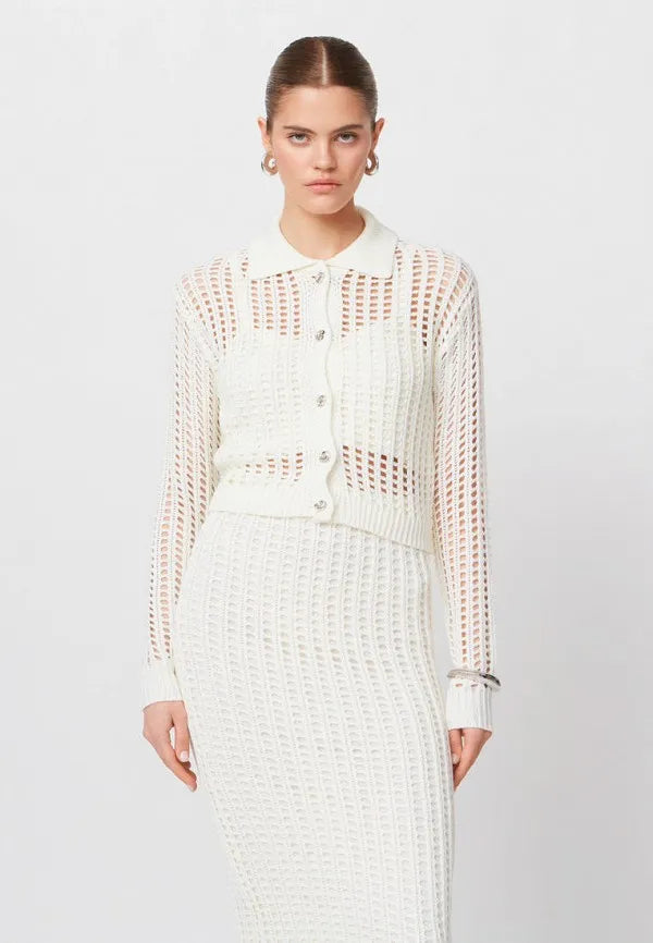 Brvehy Knitted wool skirt suit
