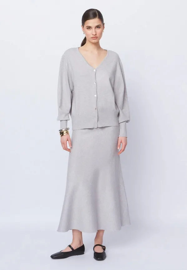 Brvehy Knitted wool skirt suit